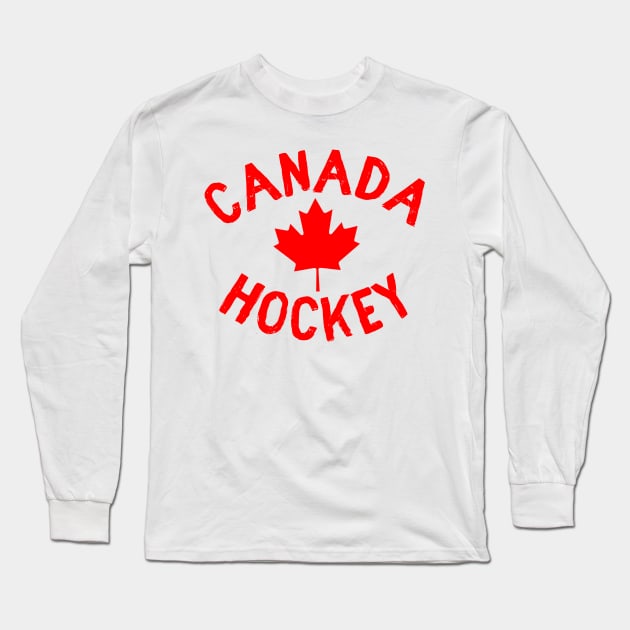 Canada hockey Long Sleeve T-Shirt by Sloop